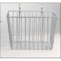 Rack’Em Racks RackEm Racks 5084-W 12 in. H x 12 in. W x 8 in. D Wire Basket - White 5084-W